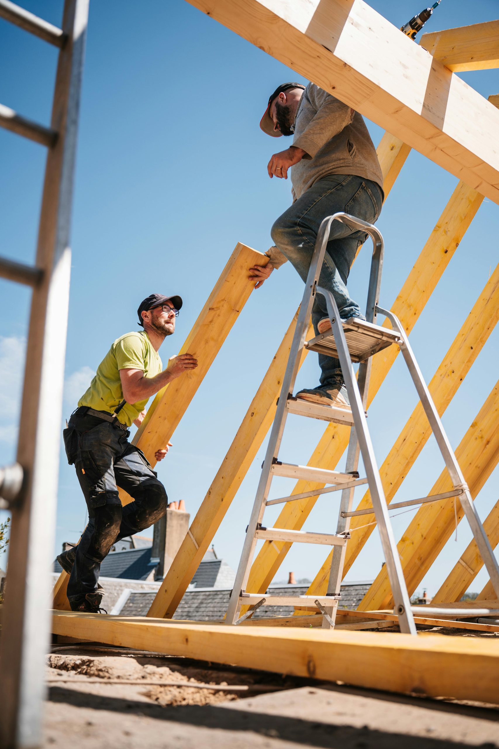 Roofers Working